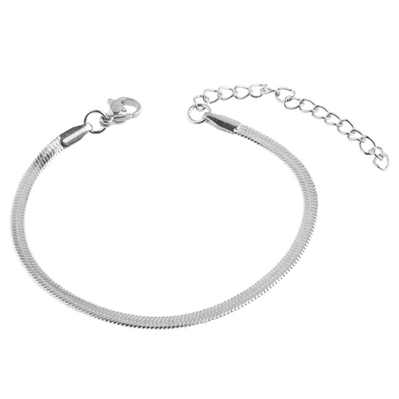 Gelang Kaki Hypoallergenic Adjustable Lapis Emas 18K Untuk Pria / Wanita