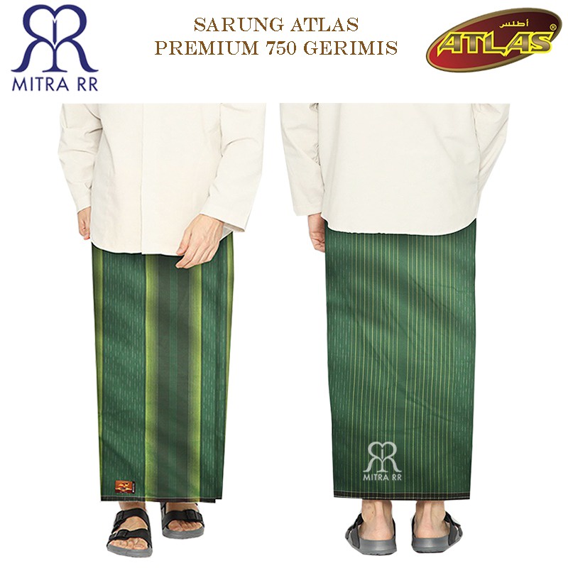 Sarung Atlas Premium 750 Hujan Gerimis Sarung Tenun Dewasa