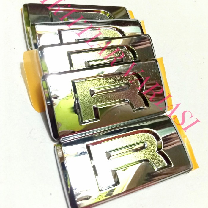 Emblem Tulisan huruf Type R Daihatsu Xenia Terios Ayla