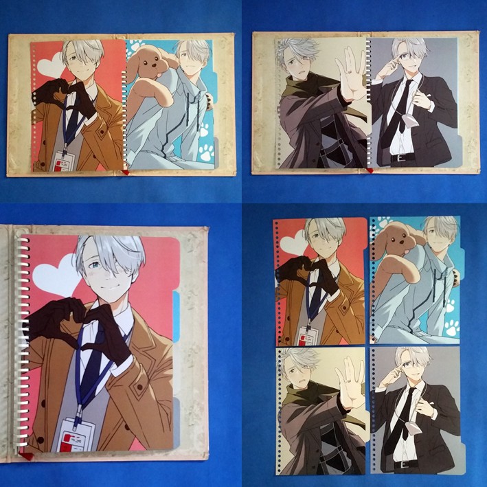 

Pembatas victor de yuri on ice anime binder 26 ring ukuran B5 1 set 4 lembar glossy murah