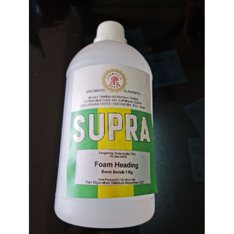 

Foam Heading Supra/ Bahan Minuman Food Grade 1kg