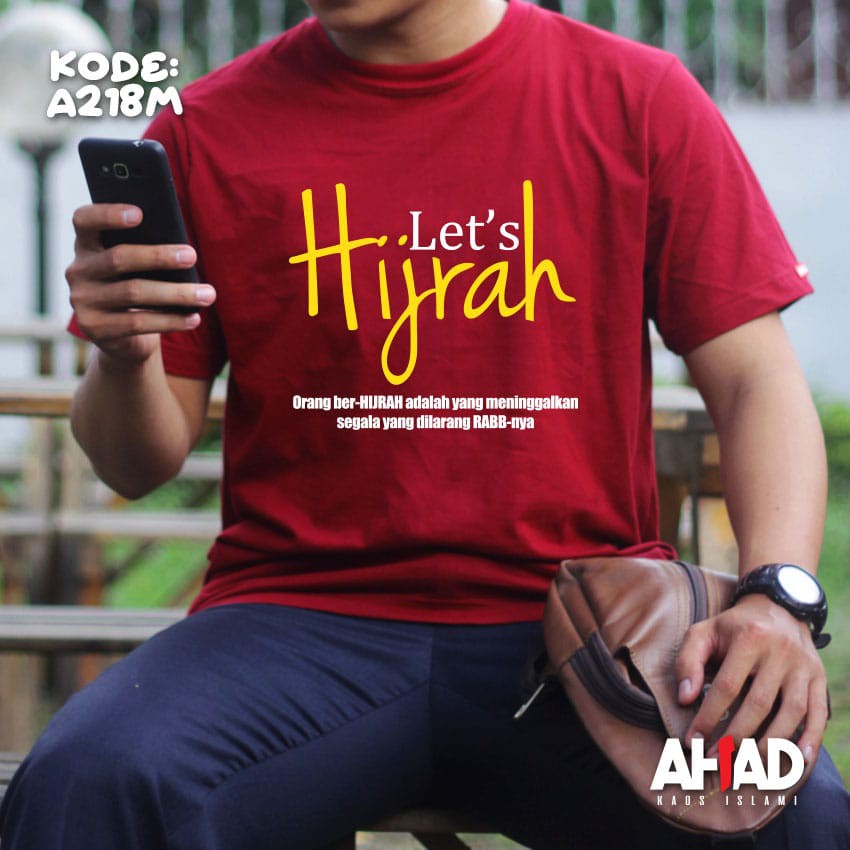 Kaos islami ahad-Lets hijrah A218