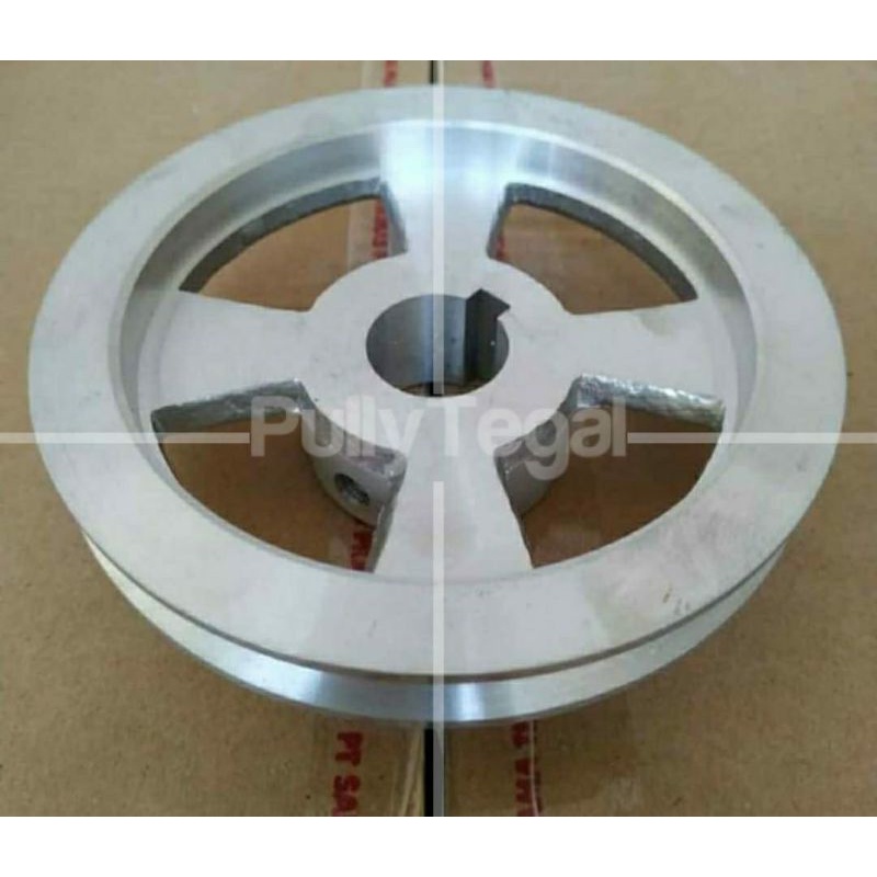 PULLY PULLI PULLEY A1 x 5 Inch lobang AS 6 mm- 8 mm - 9 mm - 10 mm - 12 mm - 14 mm - 15 mm - 16 mm - 17 mm - 18 mm - 19 mm - 20 mm - 22 mm - 24 mm - 1 inch - 28 mm