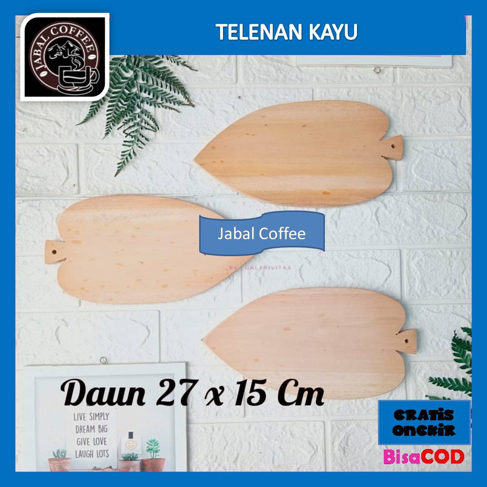 Telenan Kayu Besar  / Wooden Cutting Board / Talenan Kayu Kotak / Telenan Kayu Alas J62