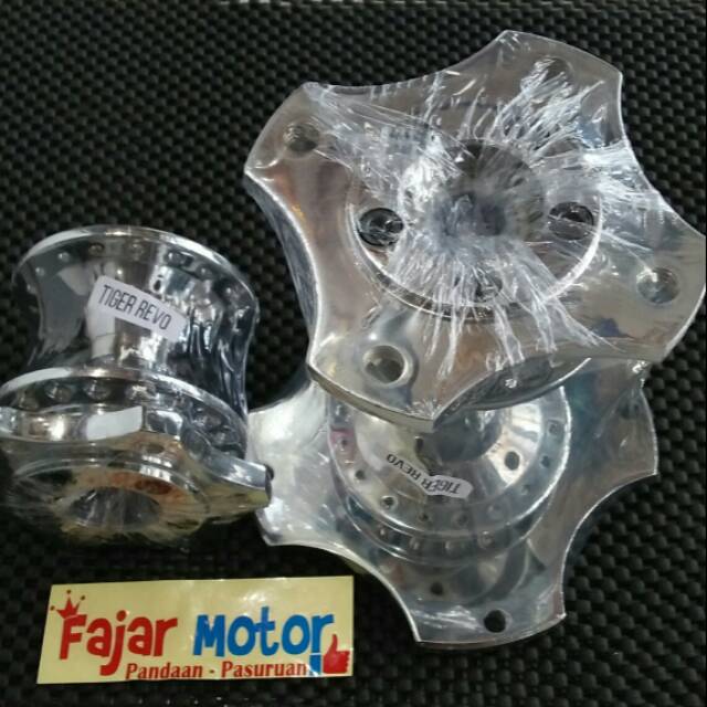 TROMOL BECAK SET CHROME PNP TIGER REVO