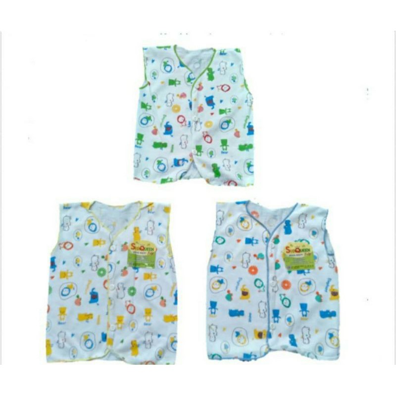 1 Helai Baju Kutung Bayi Baru Lahir SNI Random Warna dan Motif Netral