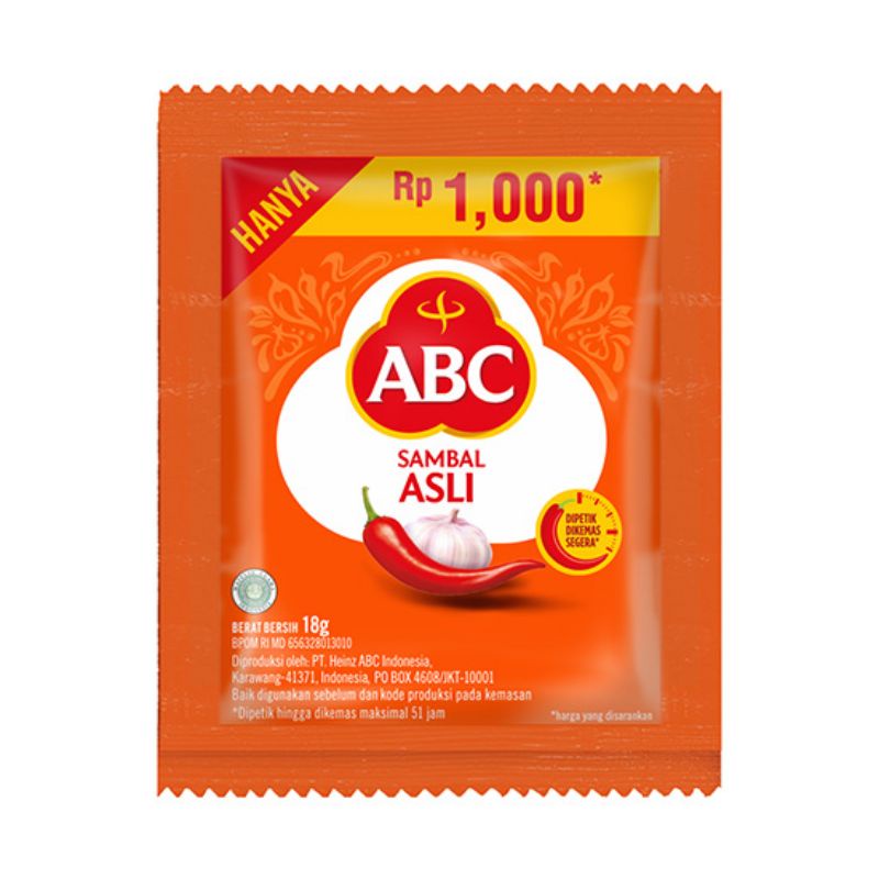 

Saos ABC Asli heinz ( Harga Grosir )