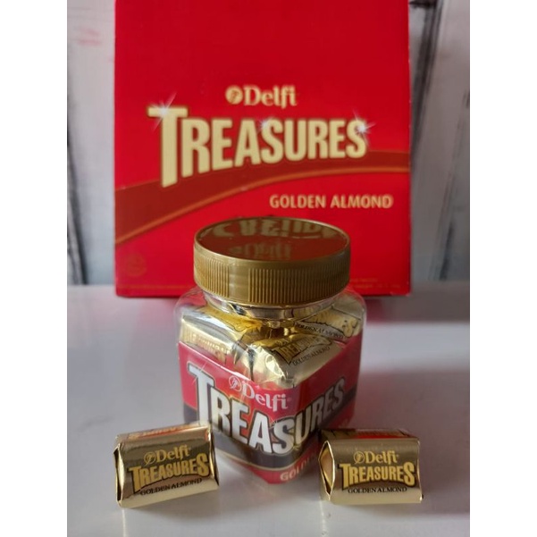 TREASURES COKELAT ALMOND / TREASURES COKLAT COOKIES N CREAM FREE BUBBLEWRAP