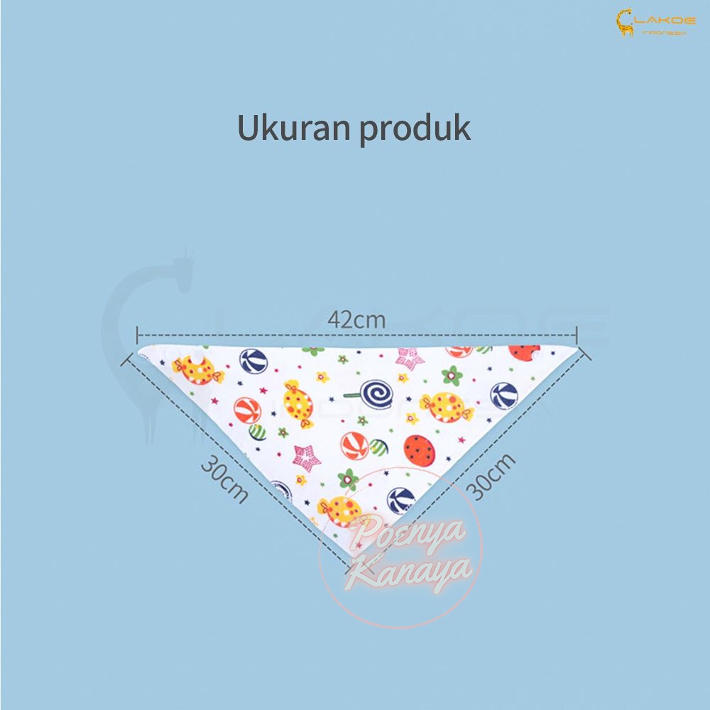 Slaber Slabber Segitiga Handuk Air Liur Celemek Bayi AK30