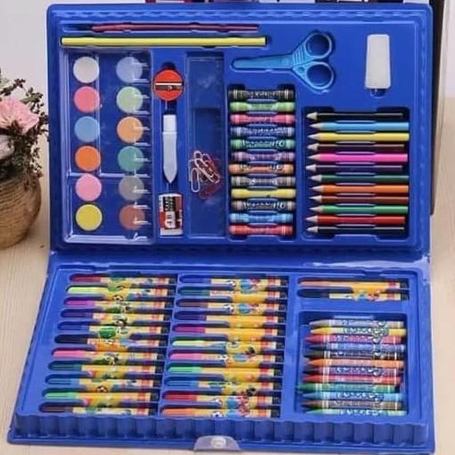 

Keperluan Anak Alat Menggambar Mewarnai Stationery Set Crayon With Box Best Seller