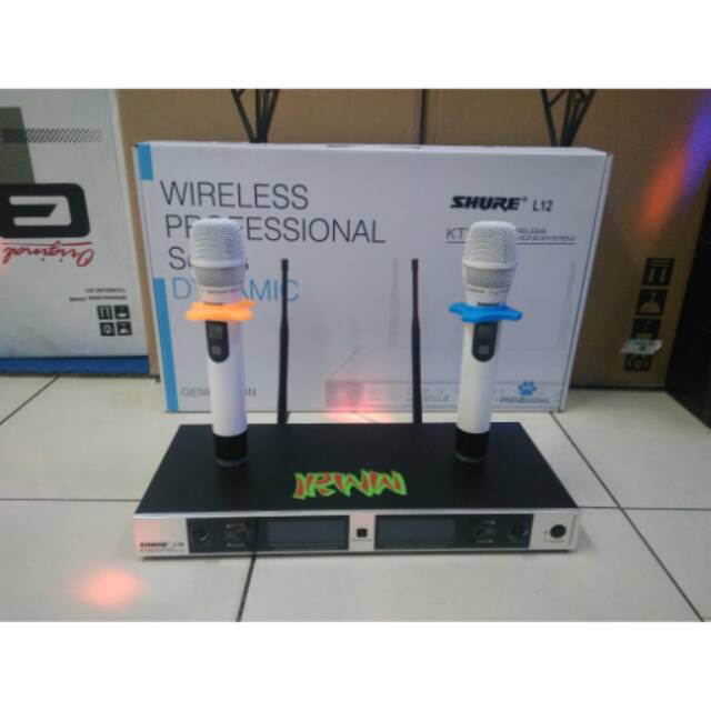 Mic Wireless Shure L12 MIC Karaoke
