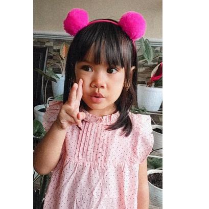 Recomended JUMBO BEAR POMPOM BULU - nylon pom pom Headband bandana telinga beruang lucu Bayi anak