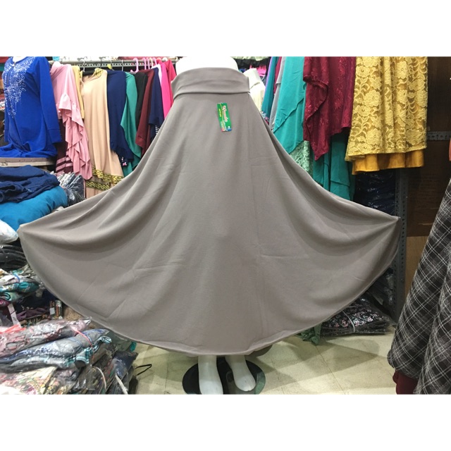 Bawahan / rok payung super lebar bahan kaos wafel