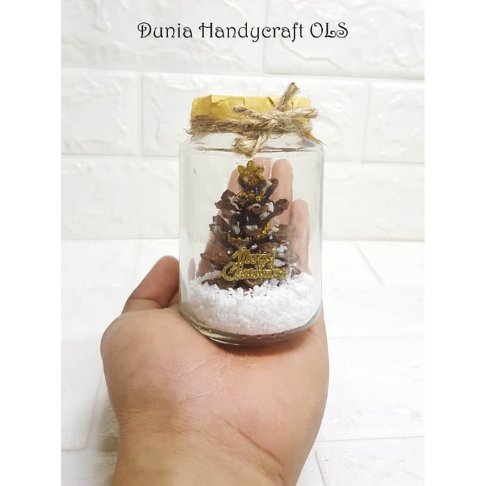 PAJANGAN KACA WINTER Hiasan Miniatur Dekorasi Cantik Hadiah