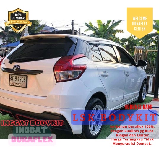 bodykit toyota yaris AKSESORIS MOBIL Bodykit yaris 2014 - 2017 VIPER bahan duraflex dan belom cat