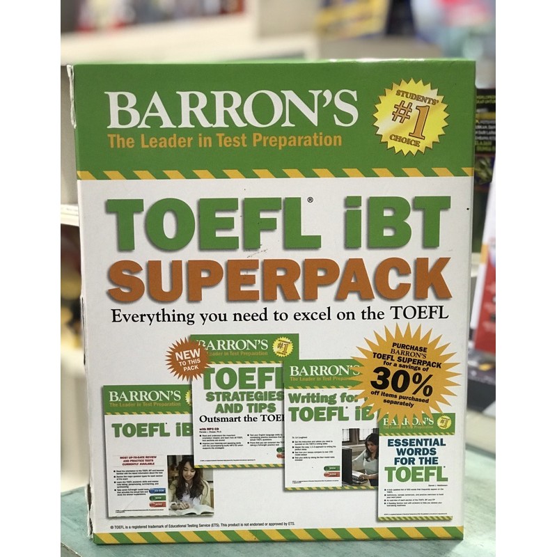 Barron's TOEFL iBT SUPERPACK