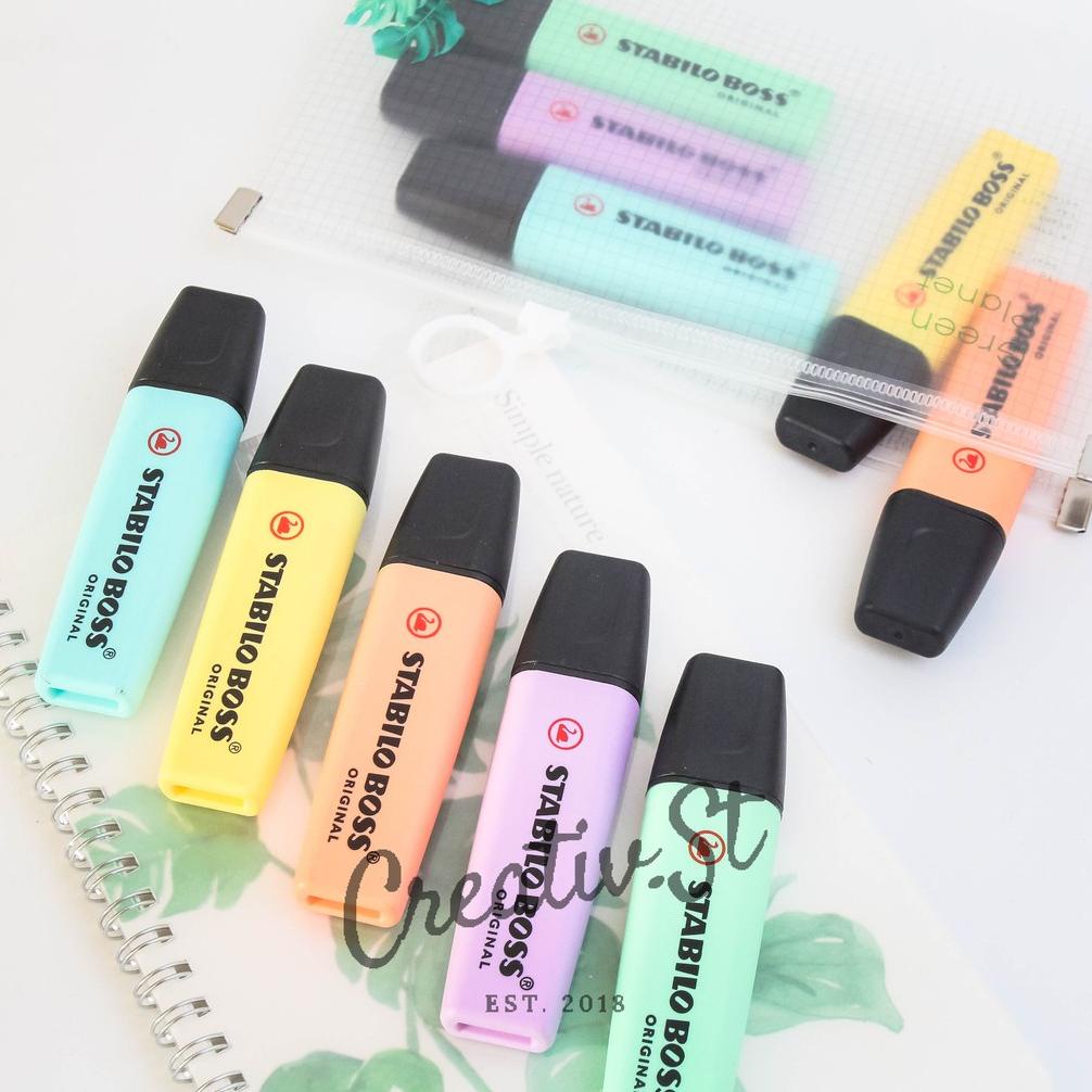 

[(BAYAR DITEMPAT) Stabilo Boss Pastel Original Highlighter / Penanda (1 Pcs)