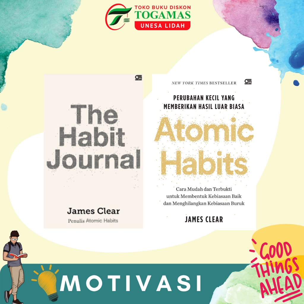 SIAP KIRIM!! THE HABIT JOURNAL // ATOMIC HABITS: PERUBAHAN KECIL YANG MEMBERIKAN HASIL LUAR BIASA KARYA JAMES CLEAR