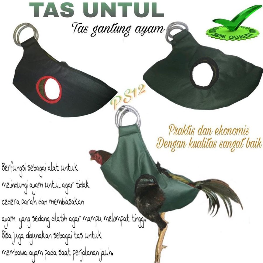 Tas untul atau tas gantung ayam Tas Latihan Ayam