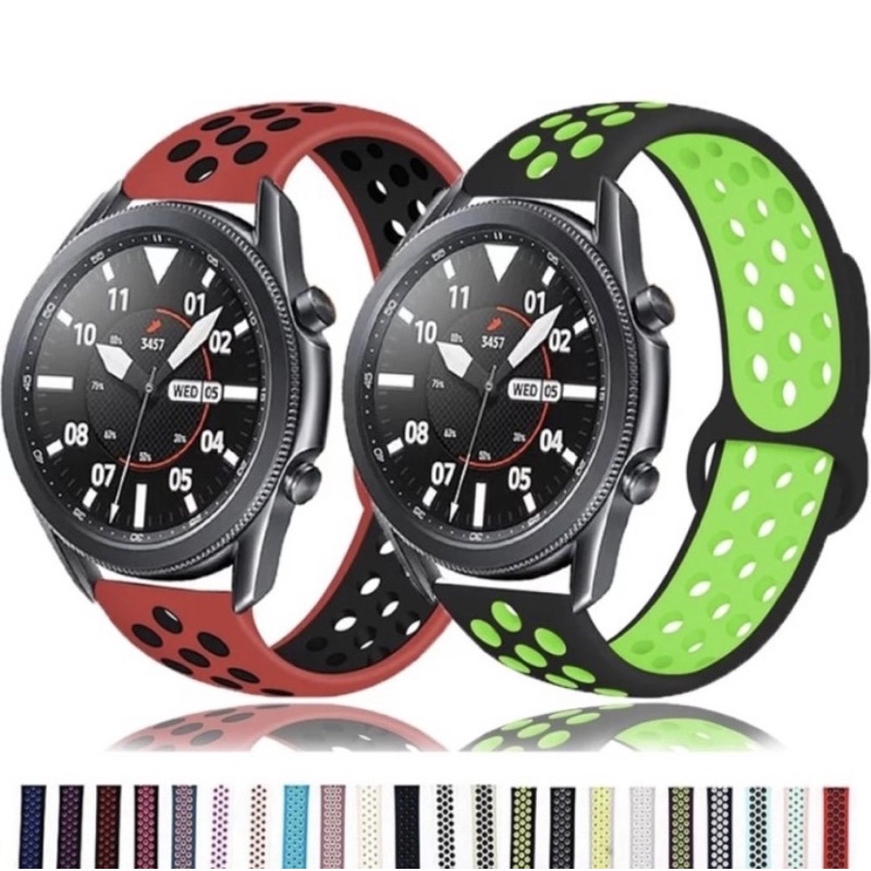 Tali Jam Strap Samsung Galaxy Watch 3 41mm 45mm - Nike Rubber Silikon Sporty