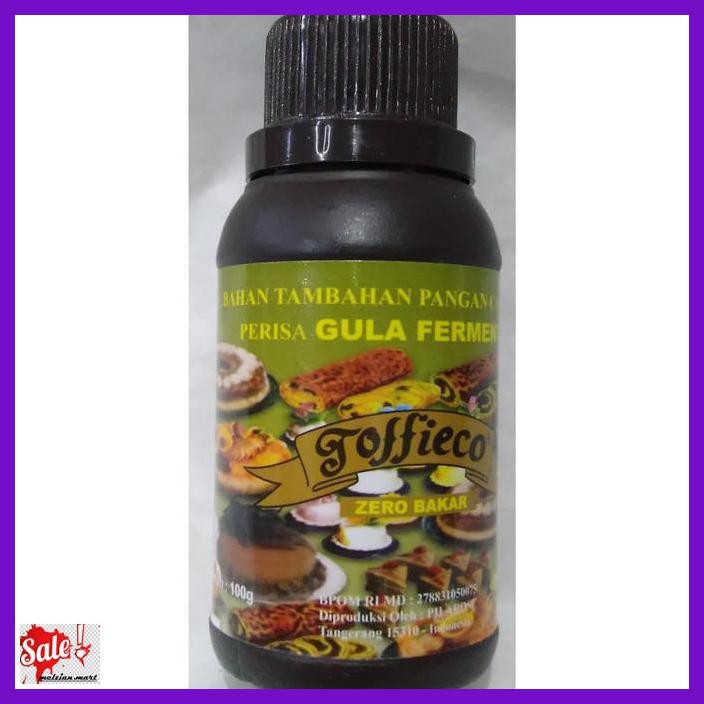 Jual RISAPE RUM ZERO BAKAR TOFFIECO 100GR PERISA BAKAR TOFIKO 100 GR HALAL MUI ASLIII
