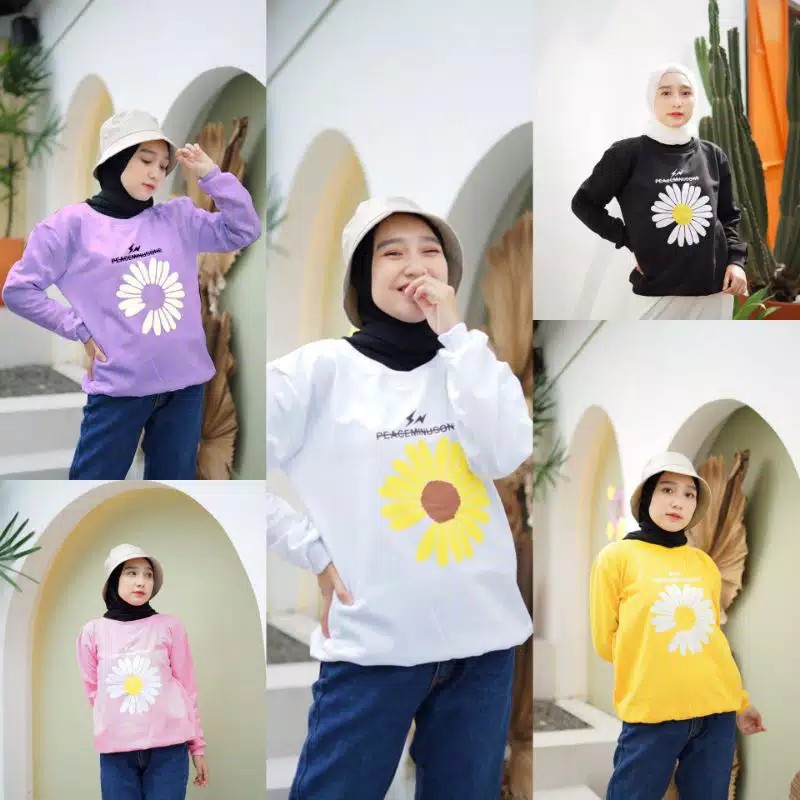 DISKON ONE DAISY SWEATER - sweater murah / sweater wanita / knitwear / knit sweater