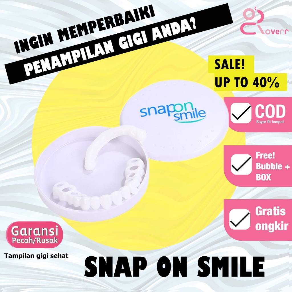 Perfect Ideal Alat Authentic Veneer Vener Gigi Palsu Sepasang Snap On Smile Murah Original COD v2