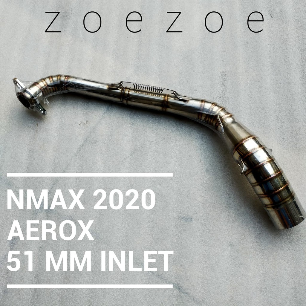 pipa leher knalpot all new nmax 155 2020 leher knalpot racing nmax 155 2020