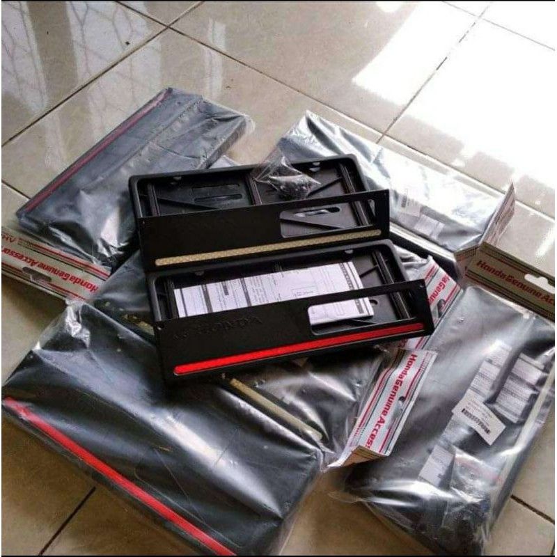 Cover Plat Nomor Tempat plat nomor Motor Original Honda