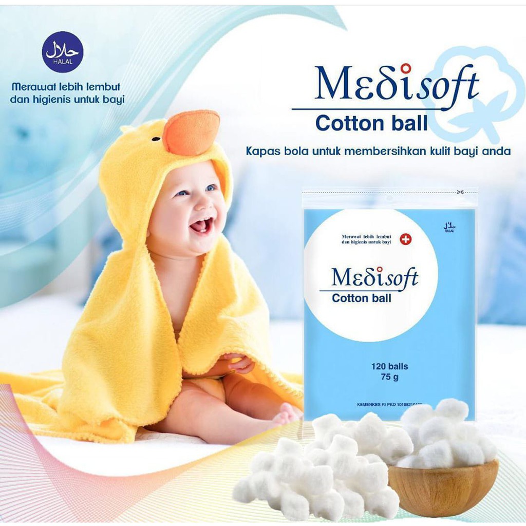 Cotton Ball Medisoft 120 balls