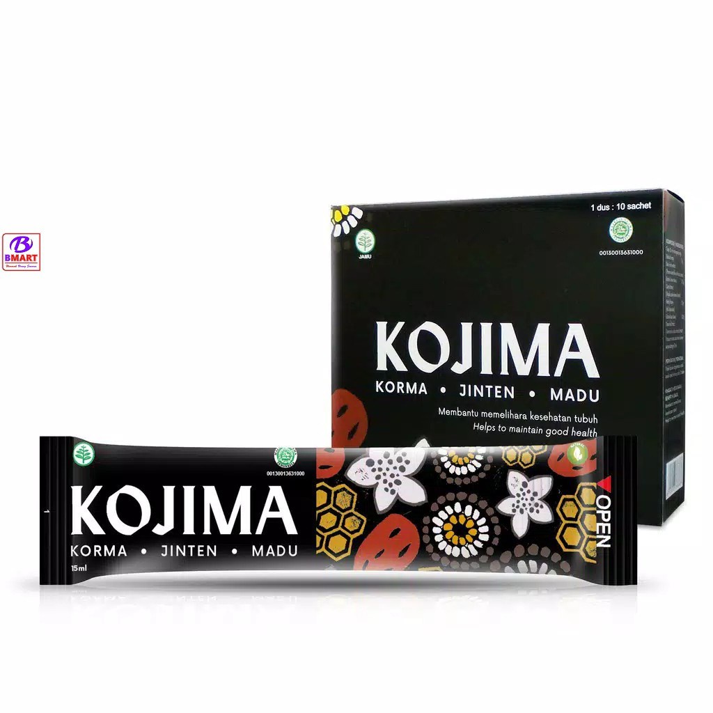 

Kojima Korma, Jinten Habbatussauda, Madu 15 ml - Box (10 Stickpack)