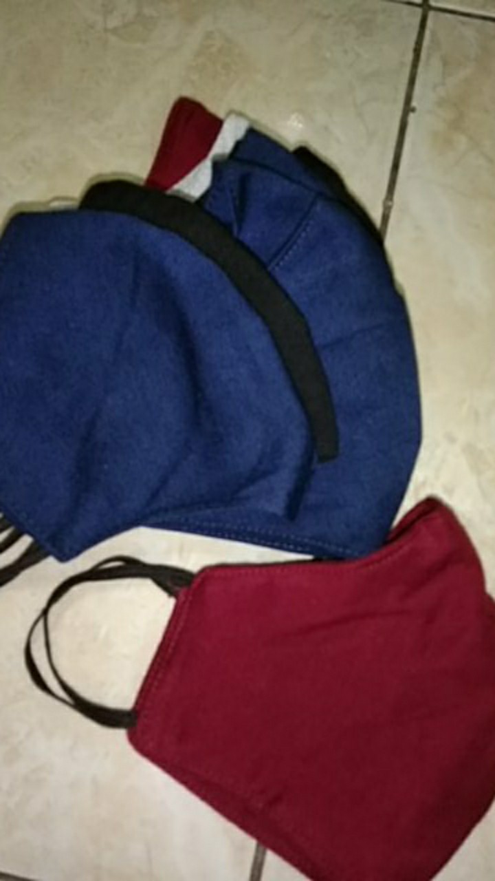 Masker Kain Katun Polos