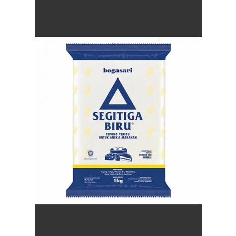 

cs777vv Tepung Bogasari Segitiga Biru Kemasan 1Kg Da01D100
