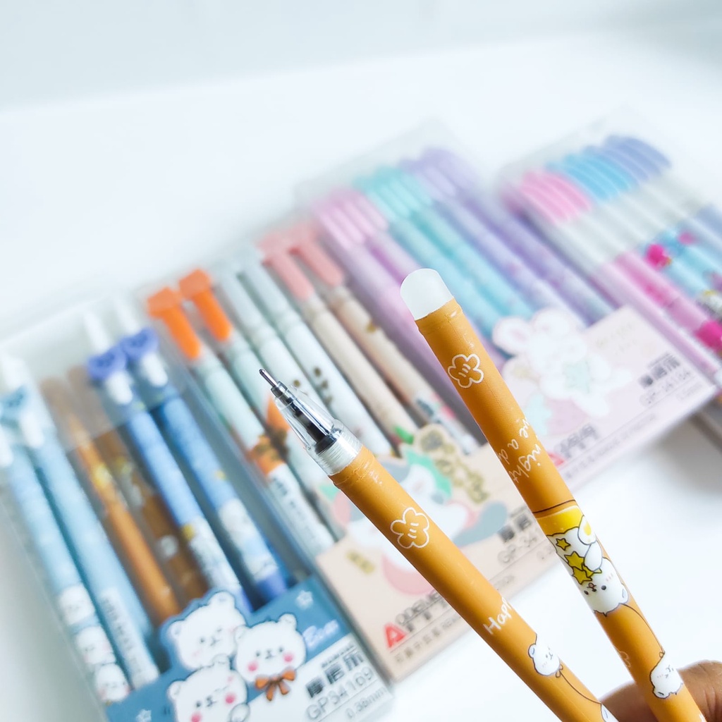 PULPEN ODEMEI BOLPEN GP-34152  ALAT TULIS BOLPOIN UNIK IMUT MURAH PEN GEL KARAKTER PENA UNIK LUCU MURAH