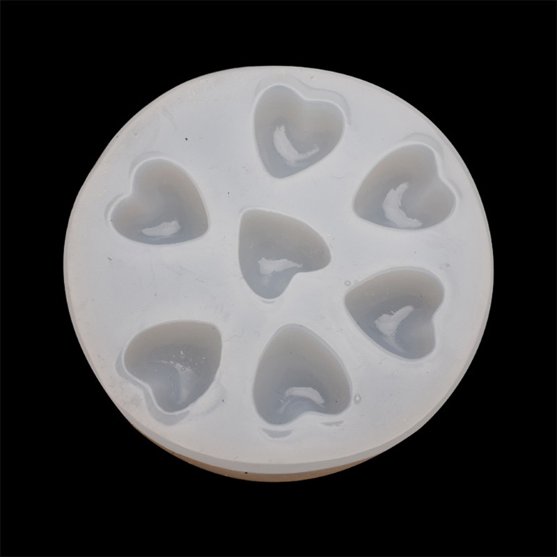 SIY  3D Heart Shape Pendant Epoxy Resin Silicone Mold Jewelry Making Mini Heart Soap Wax Candle Chocolate Molds Craft Tools