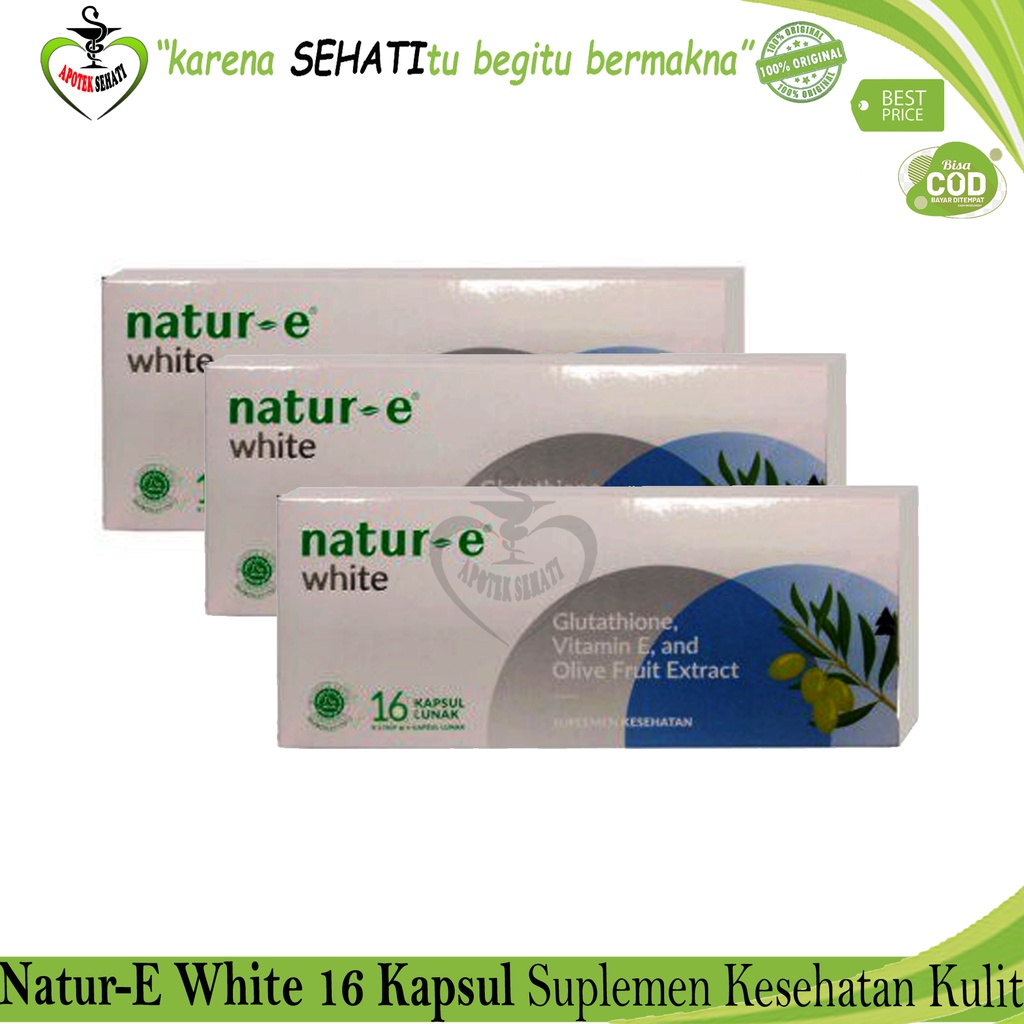 NATUR-E WHITE BRIGHTENING 16 SOFT CAPSULE VITAMIN KULIT SEHAT