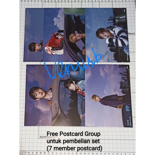 [OFFICIAL] Postcard BTS Dicon & Hip Hop Monster, JUST B Just Beat, ENHYPEN Dusk & Dawn, Mini PB STRA