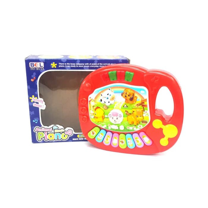 DIJUAL GROSIR MAINAN ANAK BAYI MAINAN PIANO ANIMAL BATERAI MUSIK 7587 terbatas