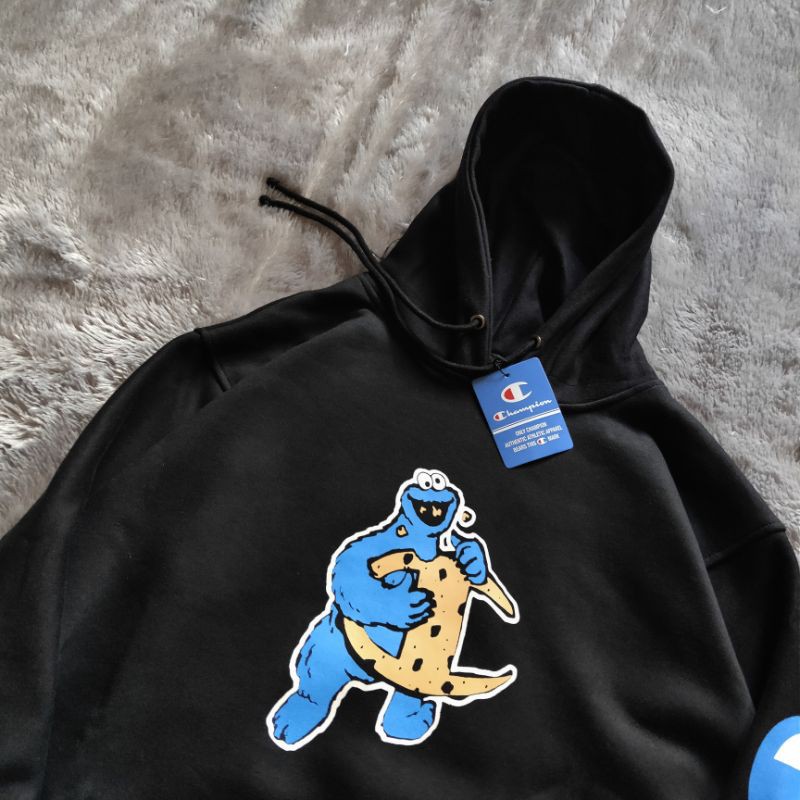 Sweater Hoodie Champion X Sesame Street FullTag &amp; Lebel