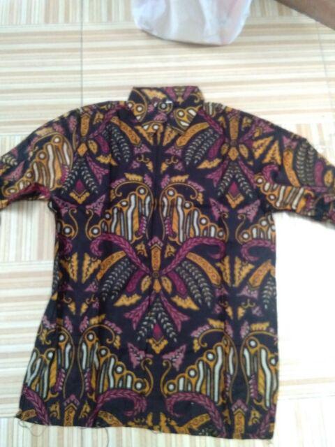 Kemeja Baju Batik Pria Lengan Panjang