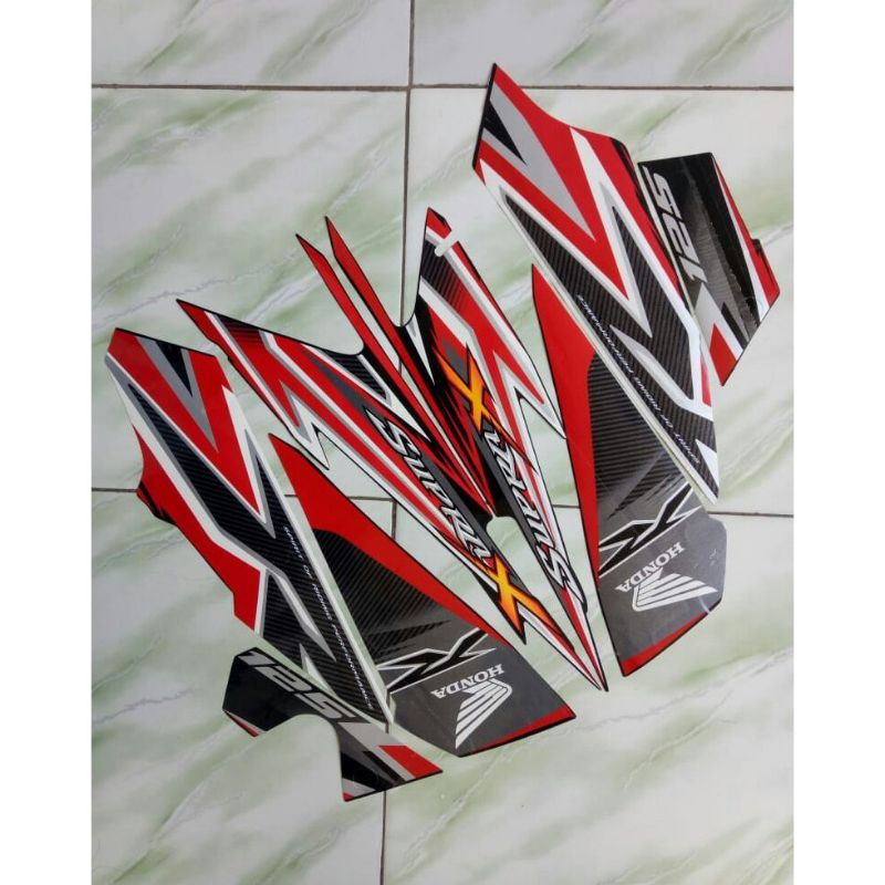 Striping Honda Supra x 125 2012 2013| Stiker Motor supra x 125 2012