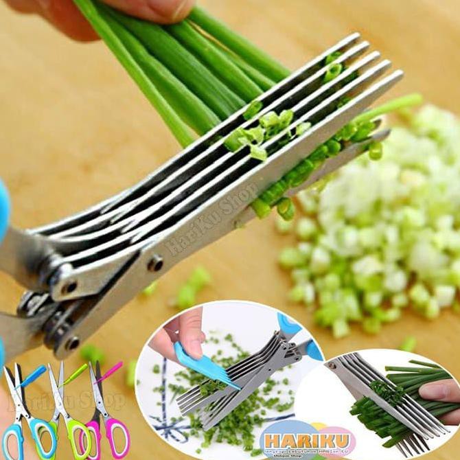 

Gunting 5 Lapis / Gunting Daun Bawang Gunting Sayur Dapur - X033 HEMAT