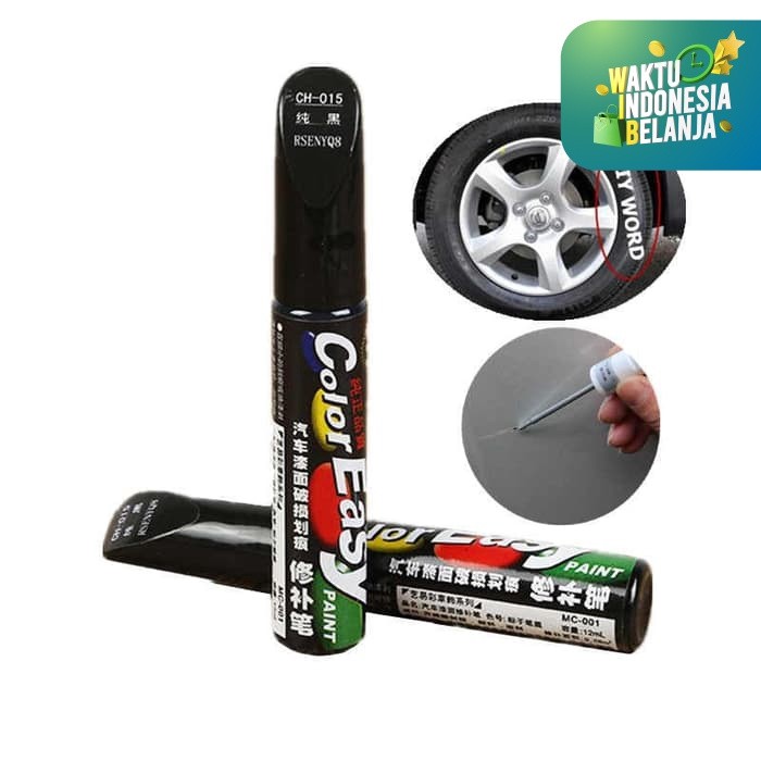 

Color Easy Cat Spidol Penghilang Baret Lecet Mobil Motor Car Paint Pen - Abu-abu