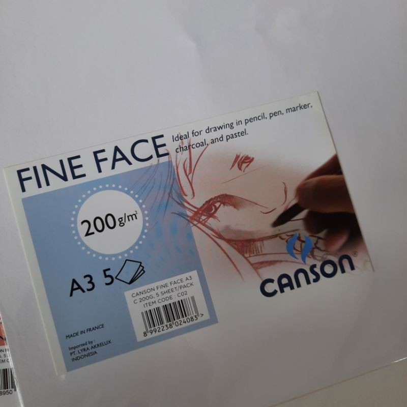 Canson Fine Face A3 200gsm