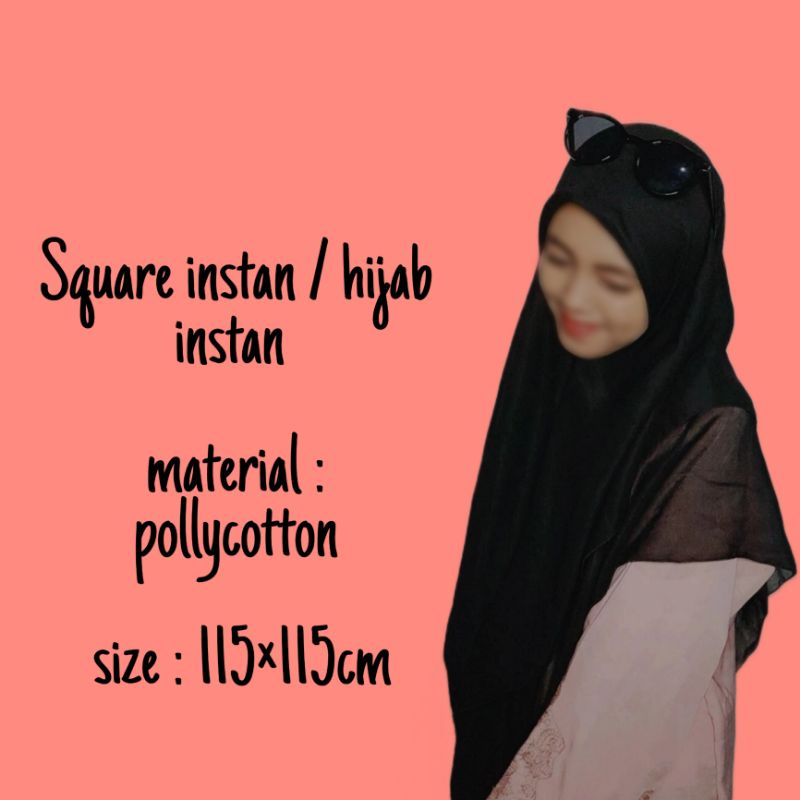 Hijab Instant Segi Empat