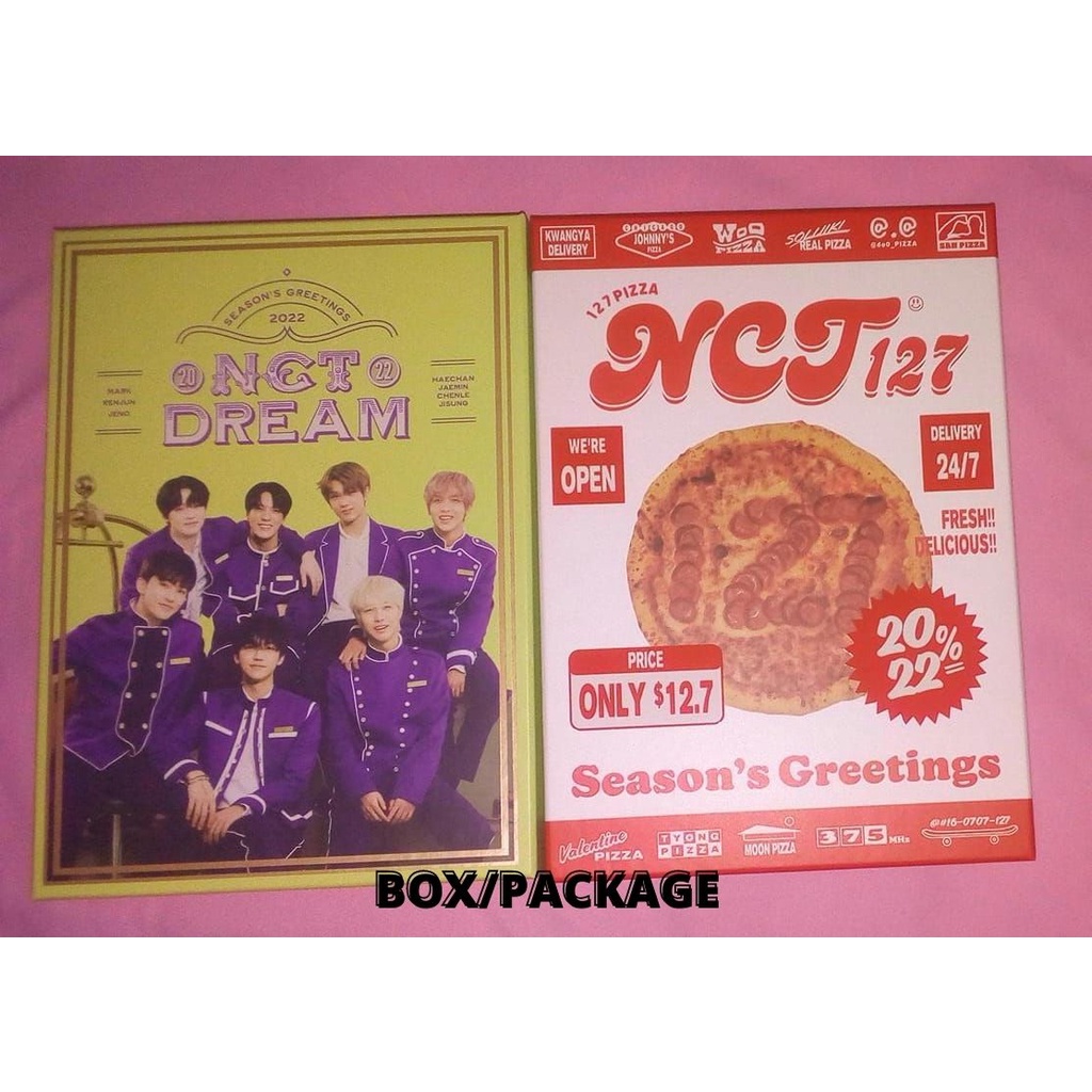 [READY STOCK] SEASON GREETING NCT 2022 (SG22 NCT). TAEIL, YUTA SET/BOX NCT/MINI BROCHURE/PC BENE SG2