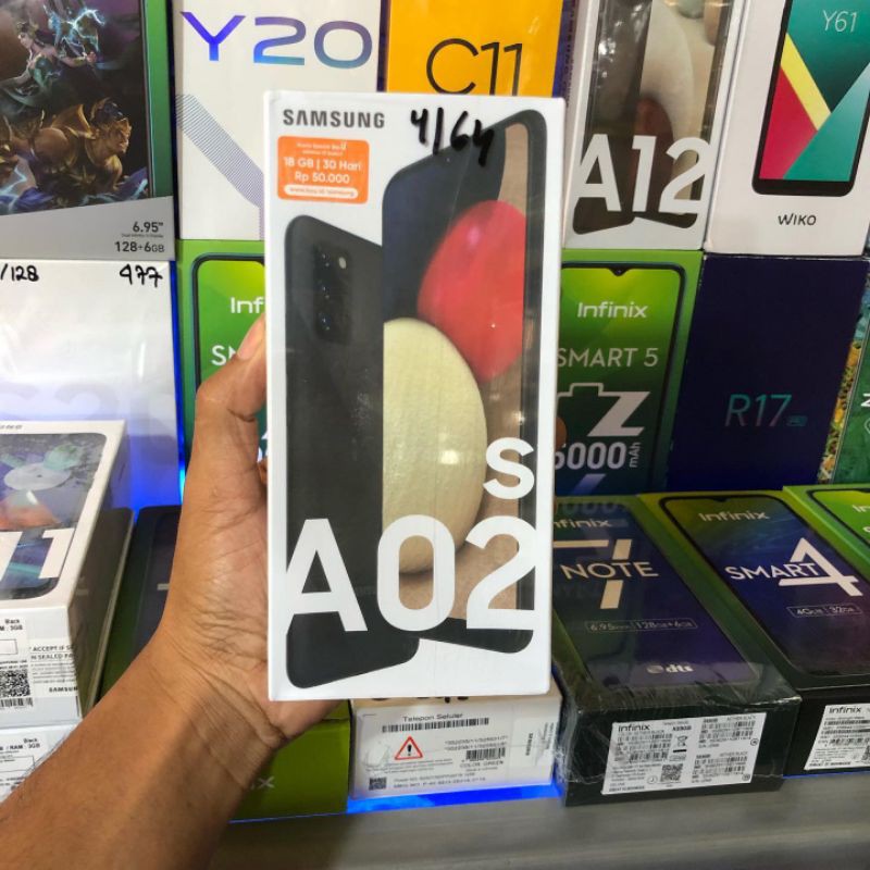 SAMSUNG A02s Ram 4/64GB Garansi Resmi