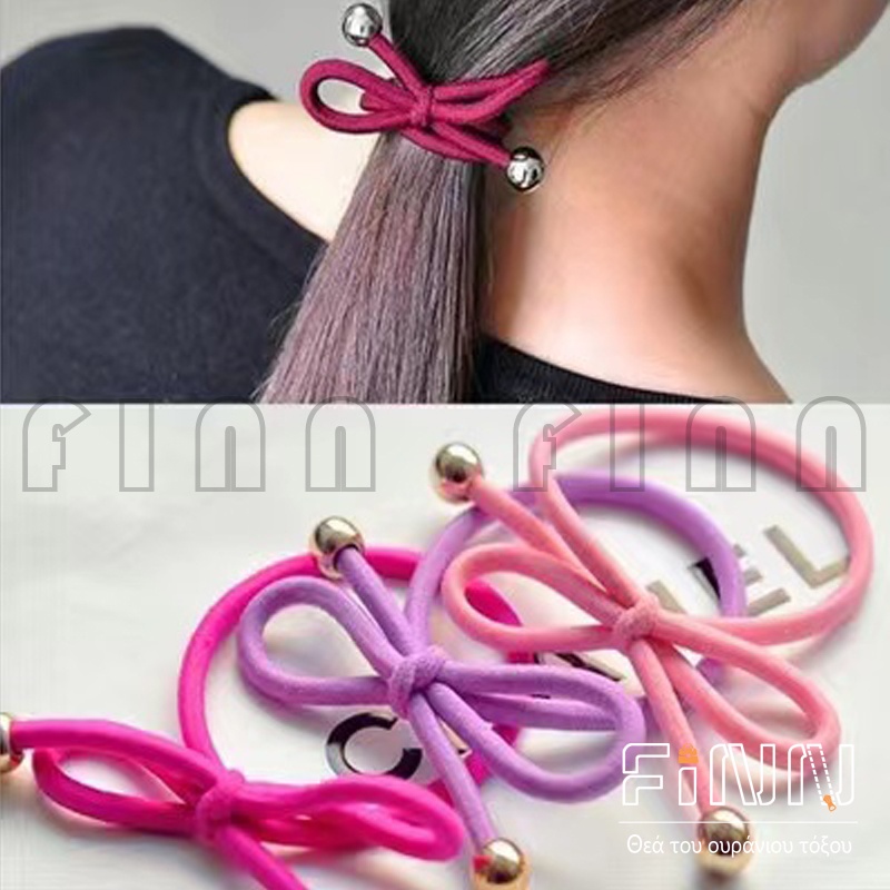 Ikat Karet Rambut Wanita Polos Sederhana Aksesoris Fashion Rambut