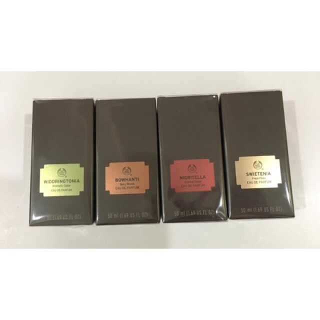 The Body Shop Eau De Parfum EDP Bowhanti / EDP Swietenia / EDP Nigritella / EDP Widdringtonia 50ml