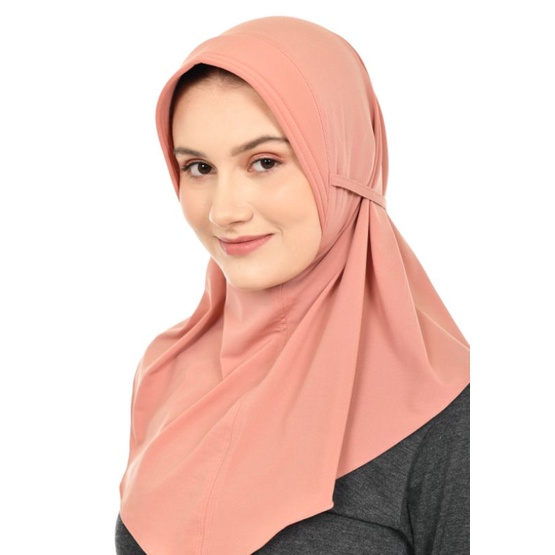 Hijab Sport Terbaru - Jilbab Bergo Tali Instan Jersey Premium Leiya